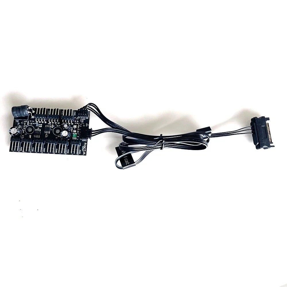 FRACTAL DESIGN FAN CONTROLLER SMART HUB FAN SPLITTER WITH PWM / SATA POWER