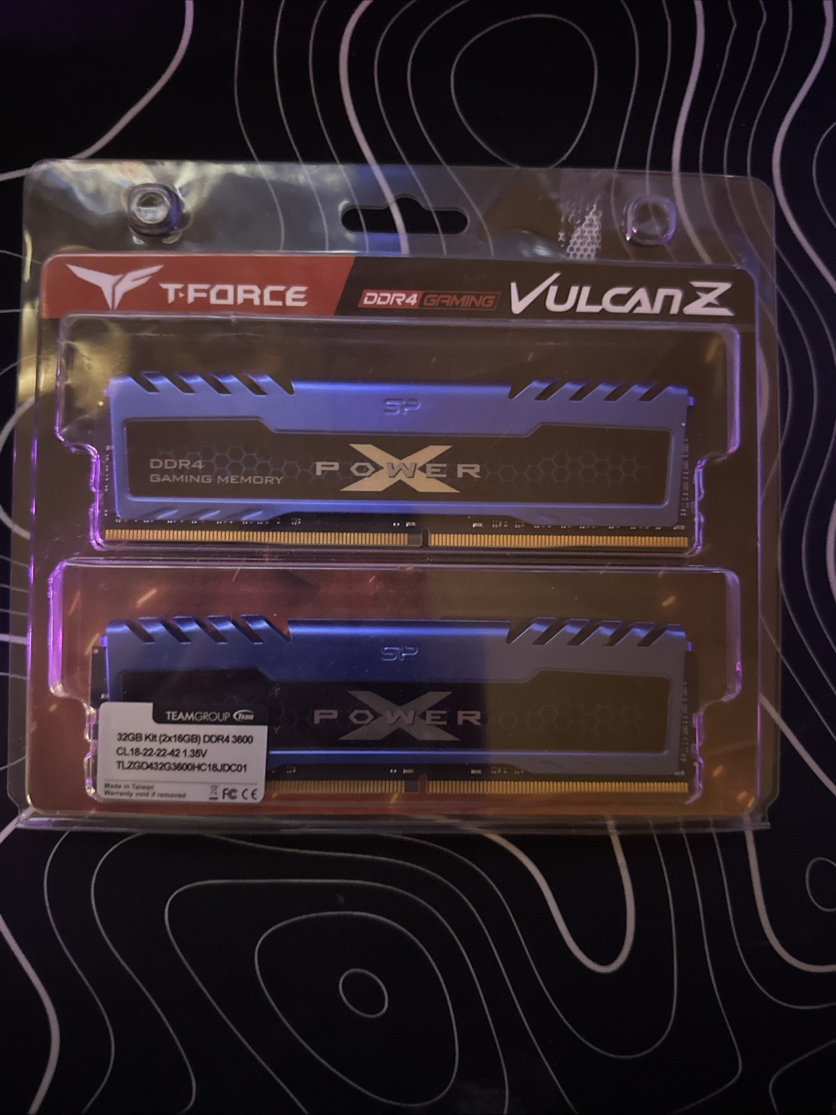 Team T-FORCE VULCAN Z 32GB (2 x 16GB) 288-Pin PC RAM DDR4 3600 (PC4 28800)