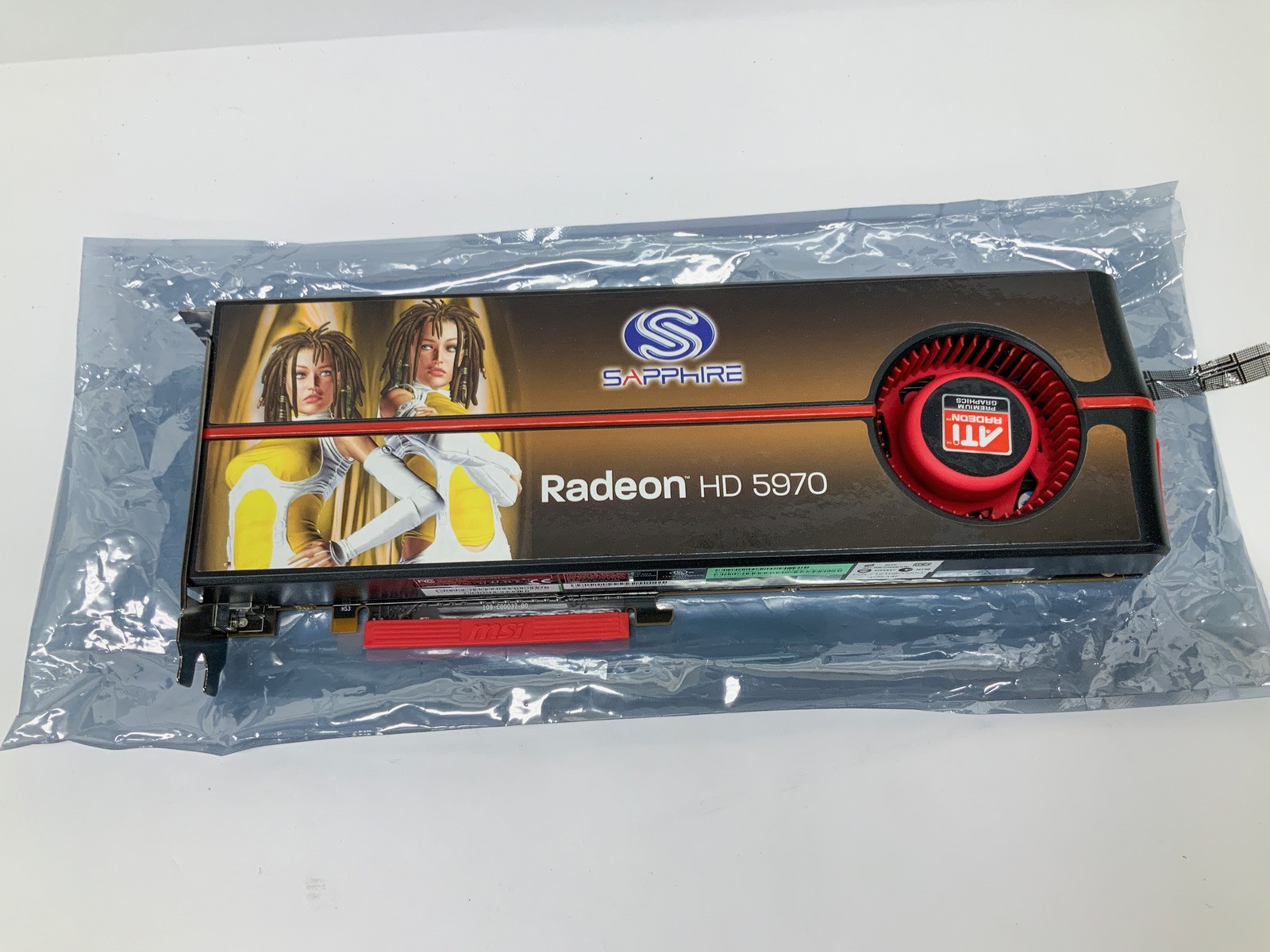SAPPHIRE ATI Radeon HD 5970 2GB PCIE Video Card PN 102-C00001-01-AT