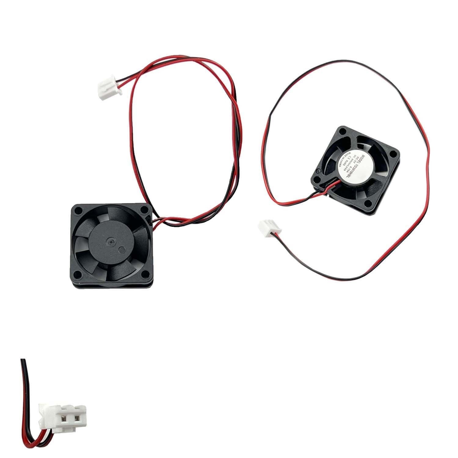 2pcs 30x30x10mm Brushless DC Cooling Fans for 3D Printers & Computers – 5V, 2-Pi