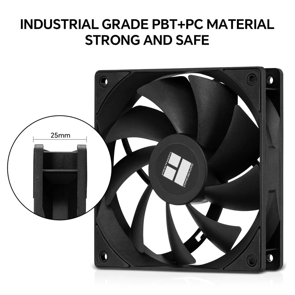 TL-C12B V2 X3 120mm Case Fans 3-Pack, High Airflow PC Fans 1500 RPM, 66.17 CF…