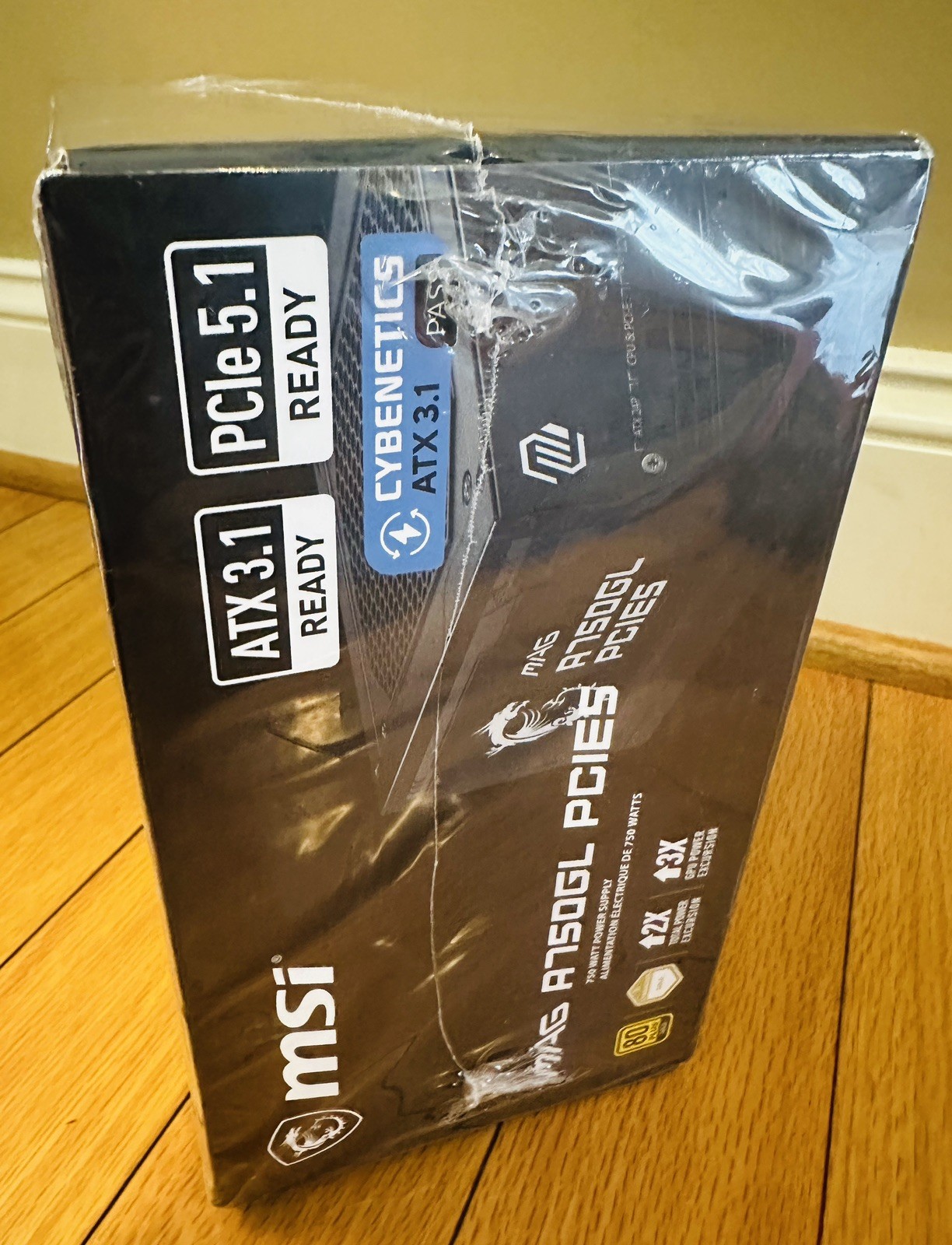 MSI – MAG A750GL PCIE 5 750W ATX 3.1 Full Modular 80+ Gold Gaming Power Supply