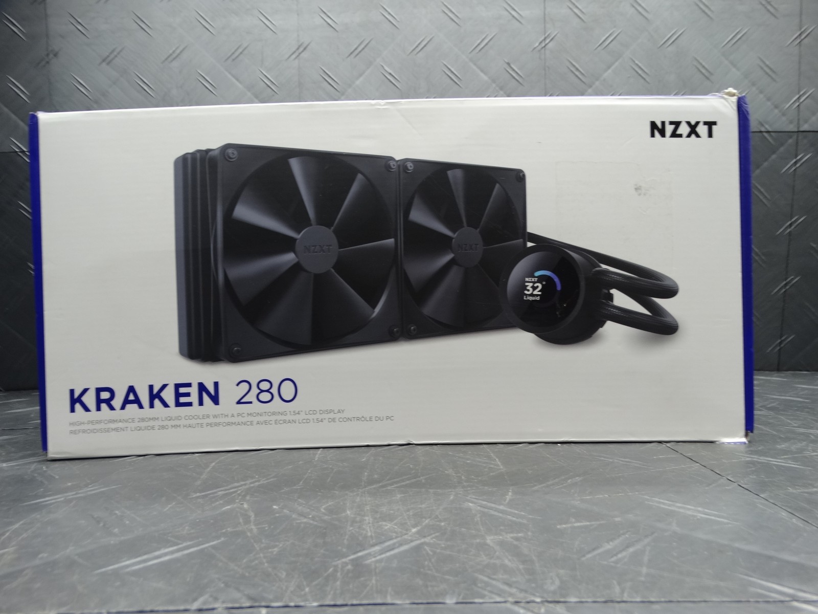 NZXT Kraken 280 CPU AIO Liquid Cooler RL-KN280-B1 Black