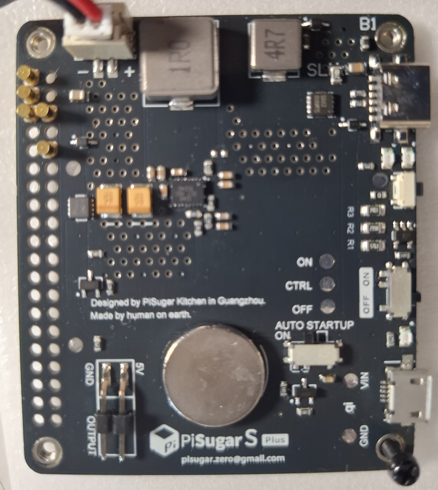 Pisugar S Pro Portable 5000mAh UPS Lithium Battery Power Module Raspberry Pi