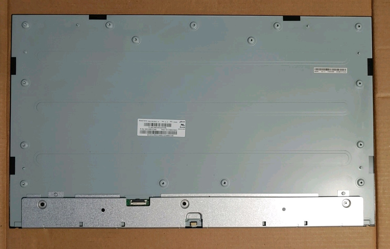 5C10W32162 23.8″ FHD LCD Display MG2381B02-4 1920×1080 Non-Touch Screen Panel