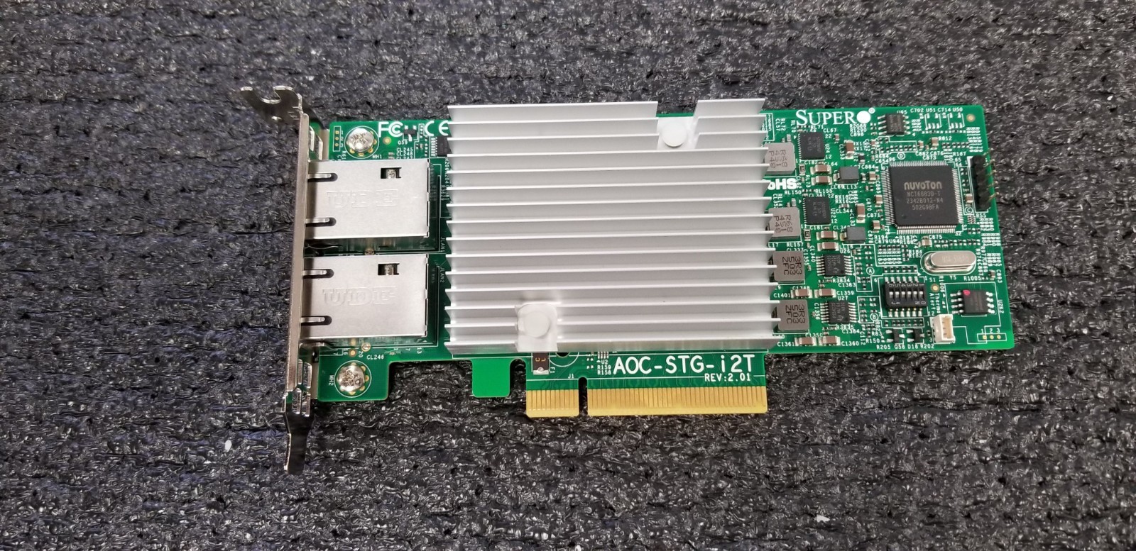 AOC-STG-I2T SuperMicro Intel X540 Dual-Ports 10Gbps 10GBase-T Network Adapter