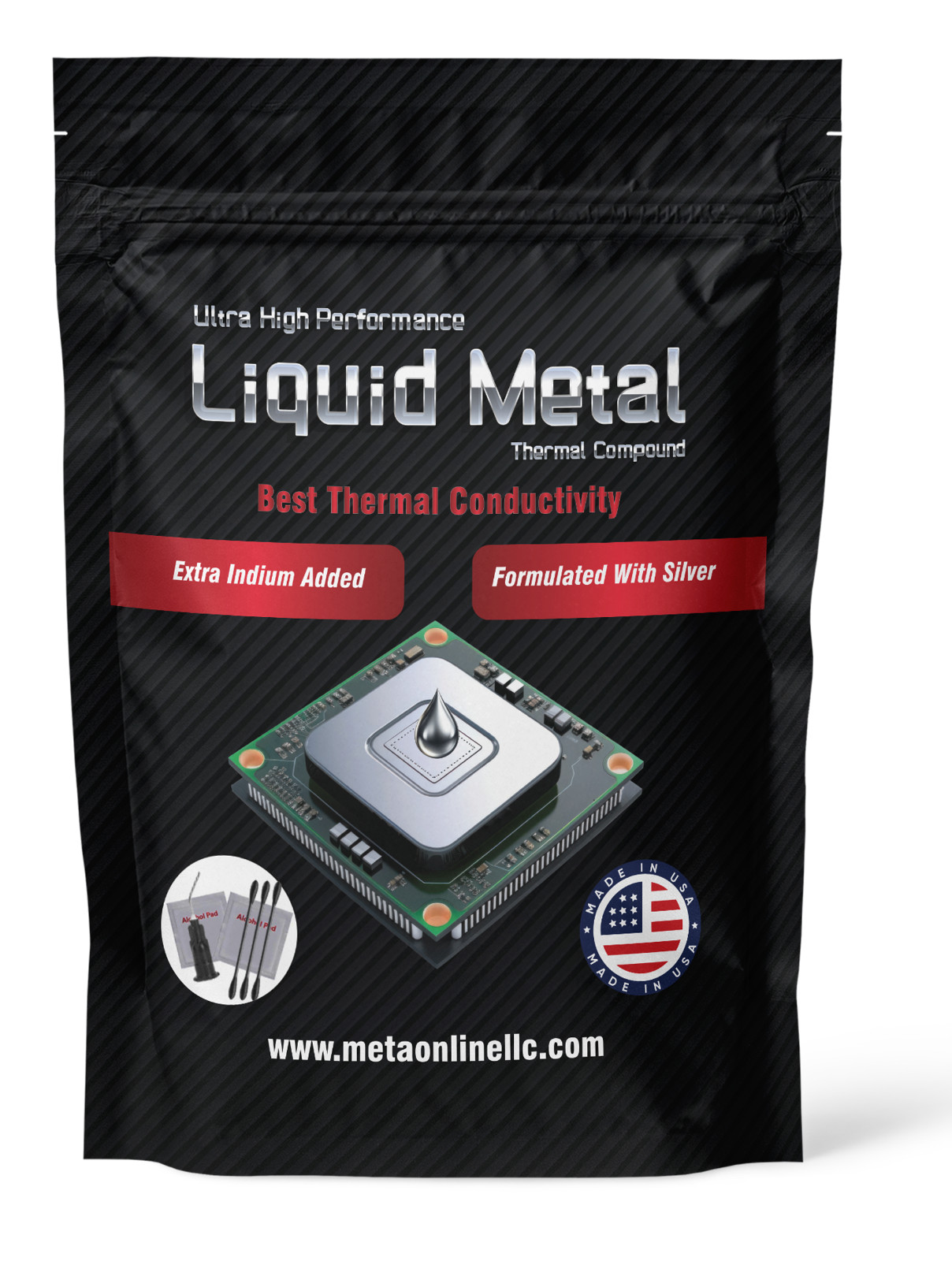 5 Grams Liquid metal thermal paste for PS5 – PC- GPU 130W/m’K Made in USA