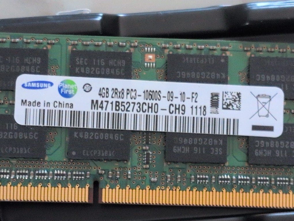 4GB SO-DIMM DDR3 Memory PC3-10600S