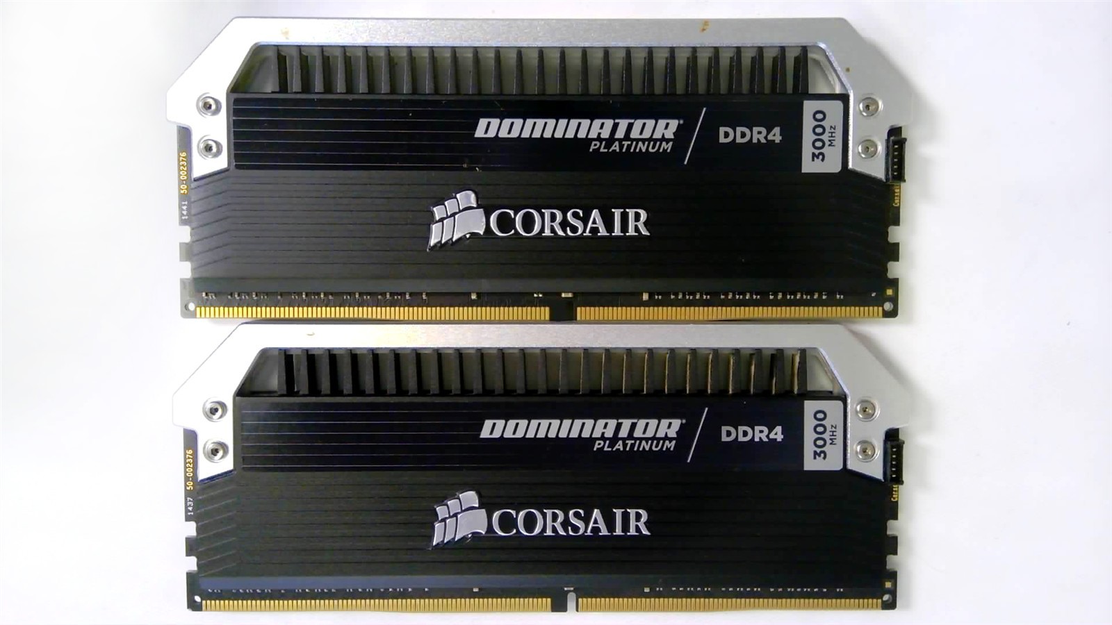 Lot of 2 Corsair Dominator Platinum 4GB DDR4 3000MHz