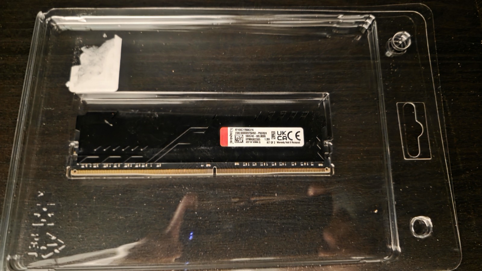 Kingston FURY Beast 32GB (4 x 8GB) PC4-28800 (DDR4-3600) Black (KF436C17BBK2/16)