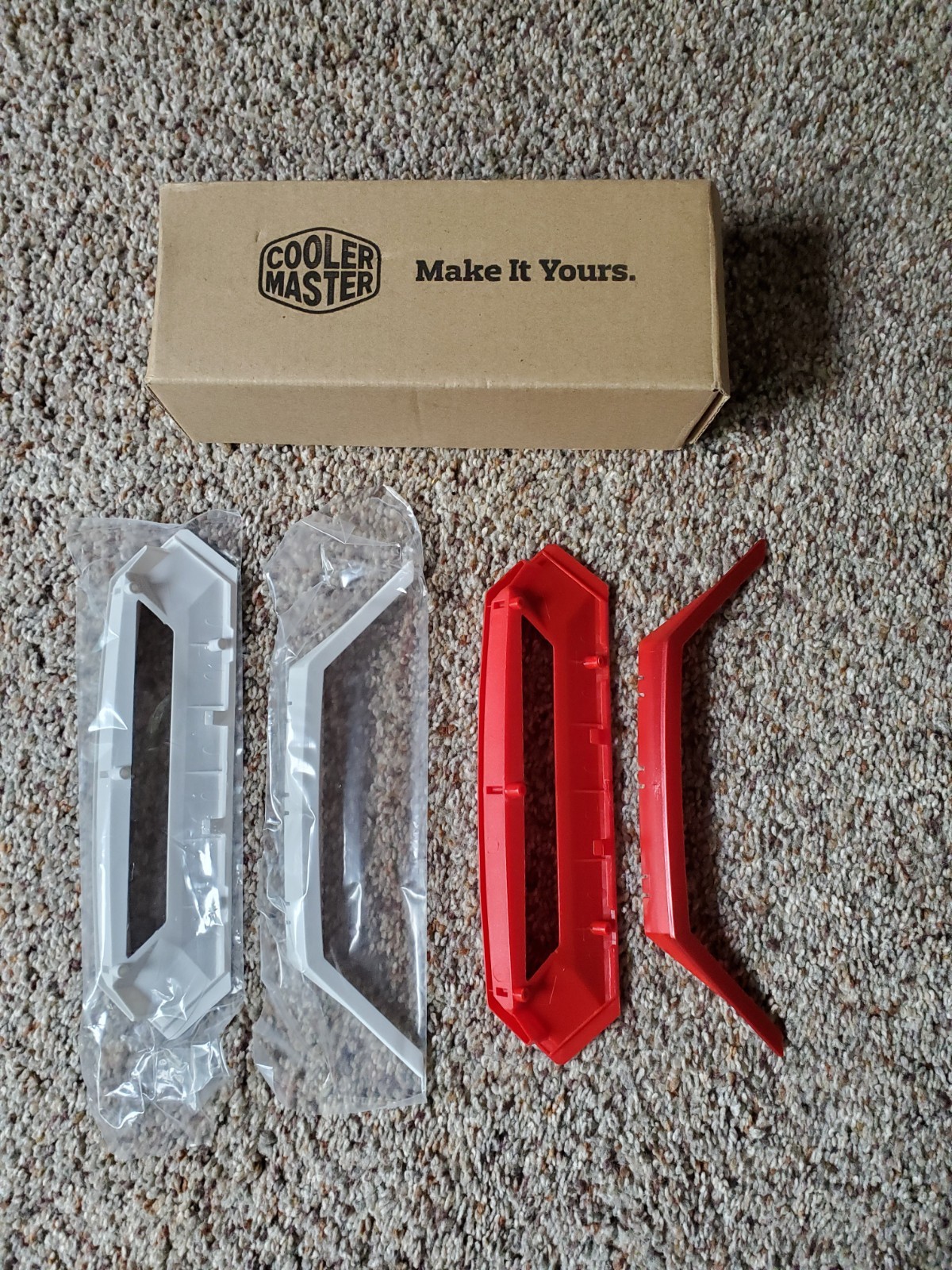 Cooler Master Fan Accessories, Red White Plastic