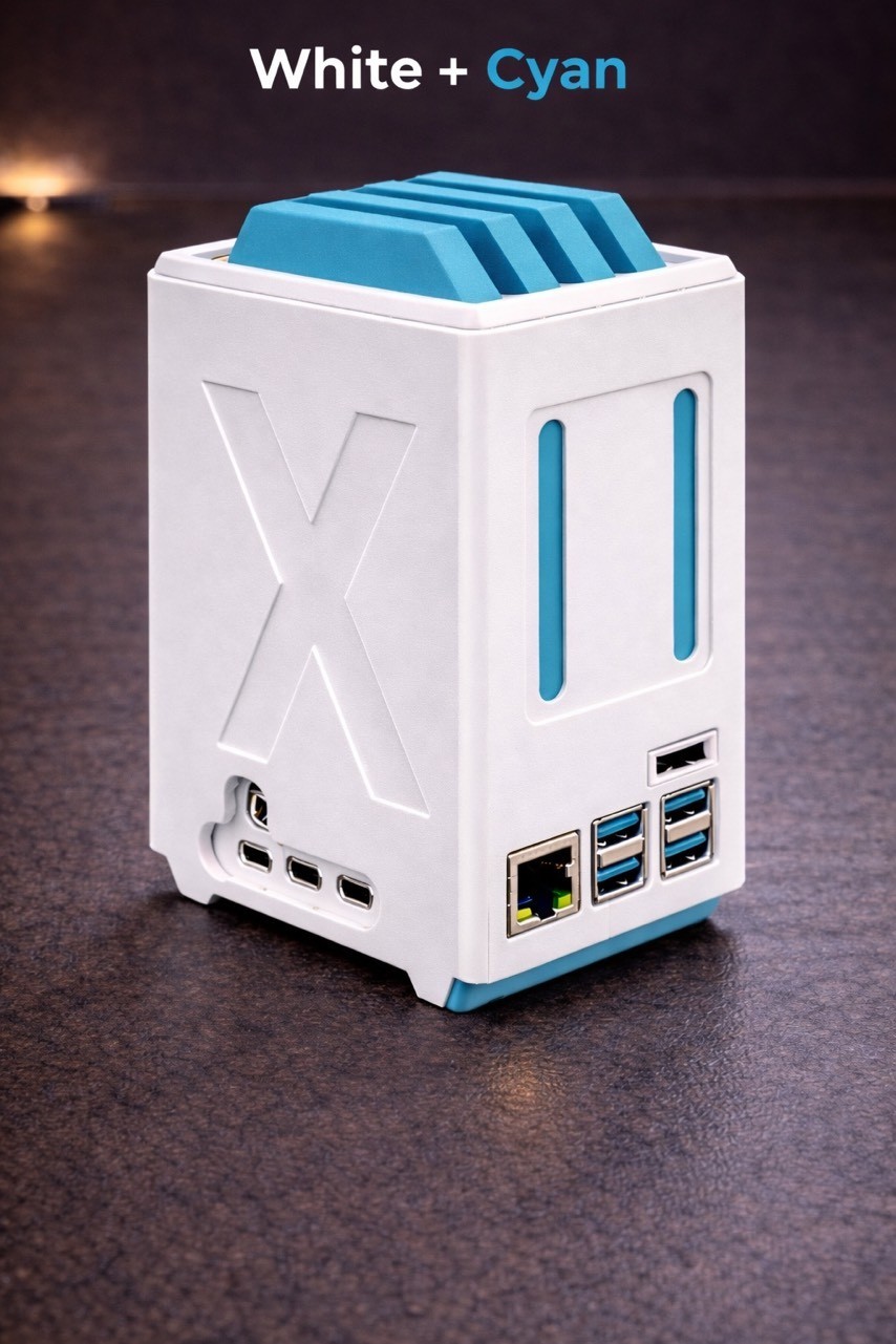 Raspberry pie 5 NAS enclosure case X