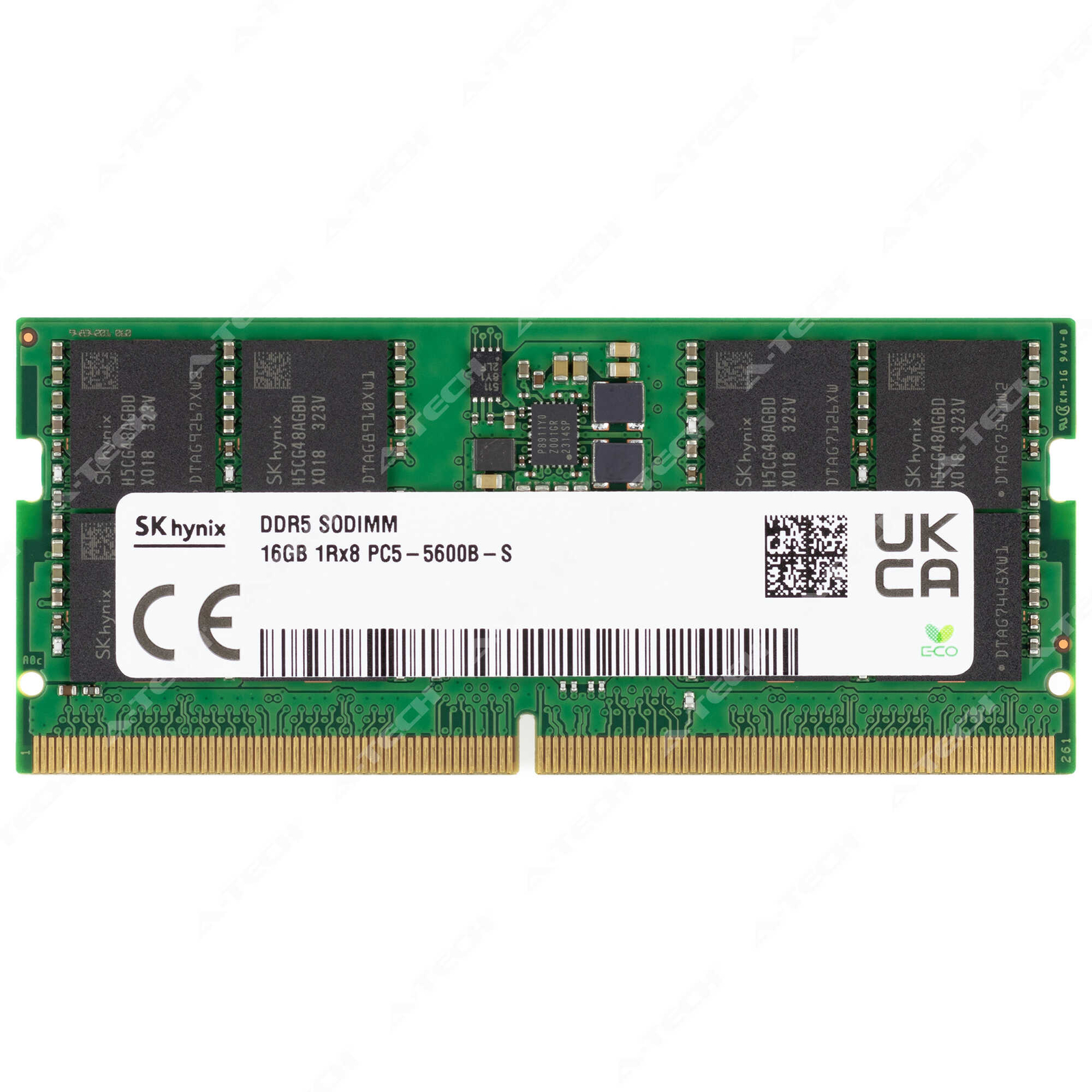 Hynix 16GB 1Rx8 PC5-5600B SODIMM DDR5-44800 262-Pin Non-ECC Laptop Memory RAM 1x
