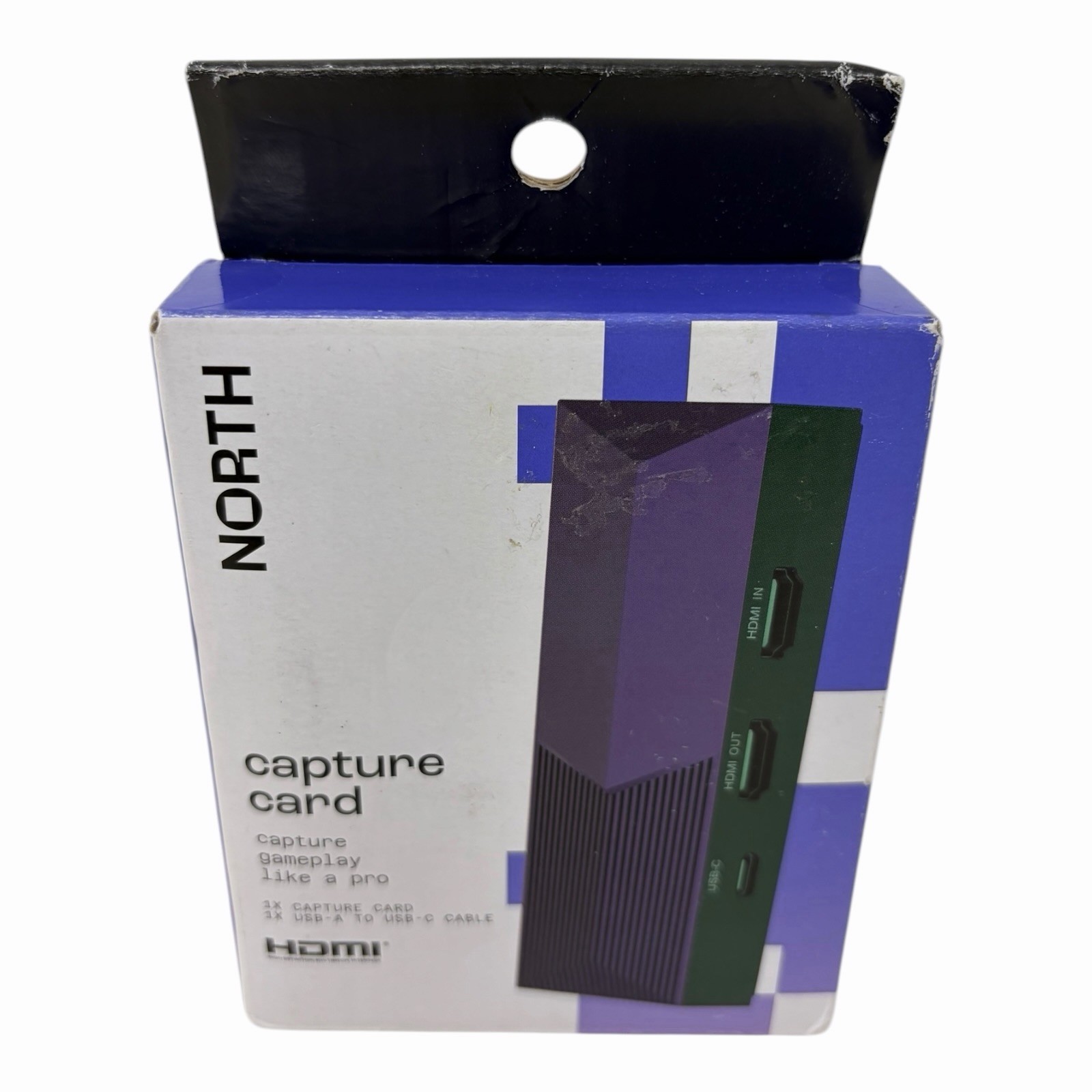 North 1080p/60 Capture Card w/ Audio Jack HDMI PC Mac Console Streaming New