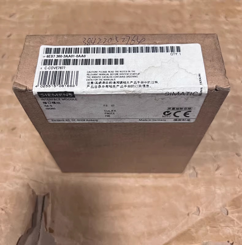 1 Pcs Brand New Siemens 6ES7 360-3AA01-0AA0 PLC Processor Module DHL/Fedex