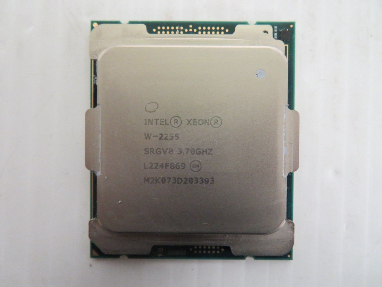 Intel Xeon W-2255 W-Series 3.7GHz 19.25MB 8 GT/s LGA2066 CPU SRGV8 #2