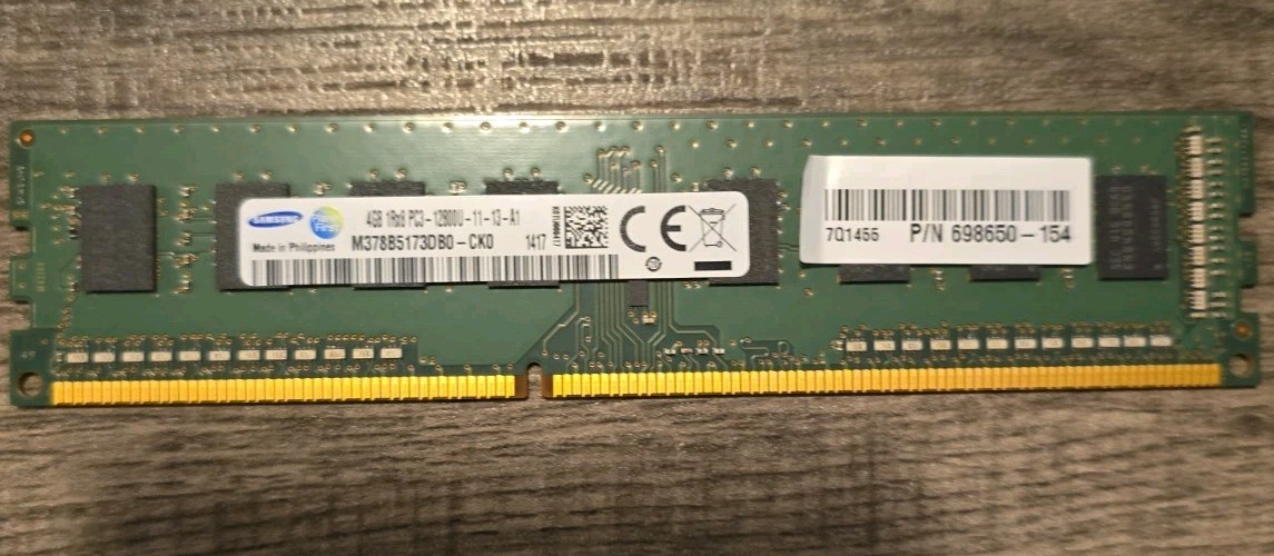 Samsung 8GB PC3-12800 (DDR3-1600) Memory (M378B1G73DB0CK0)