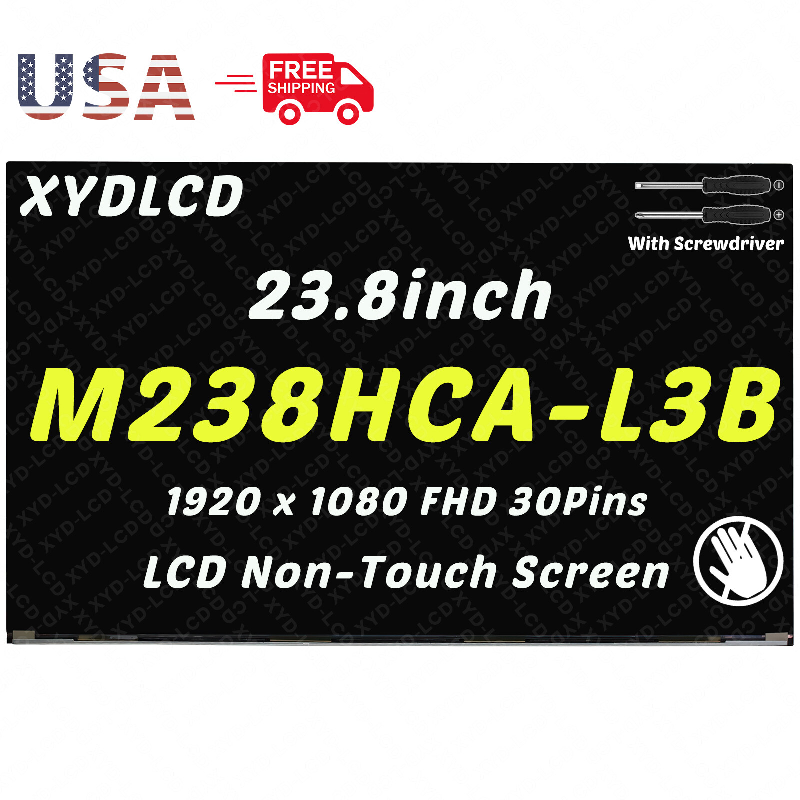 23.8in for HP EliteOne 800 G5 All-in-One L01814-J72 LCD Screen Display Panel 24″