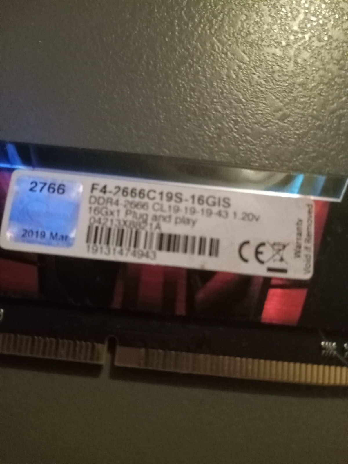 G. SKILL Aegis DDR4 ram 16gb