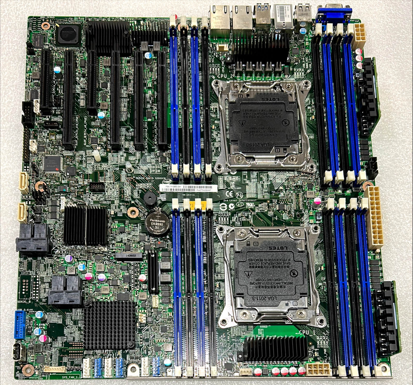 Intel DBS2600CW2SR S2600CW2SR Server Board SSI EEB Socket R3 DAMAGED BOX