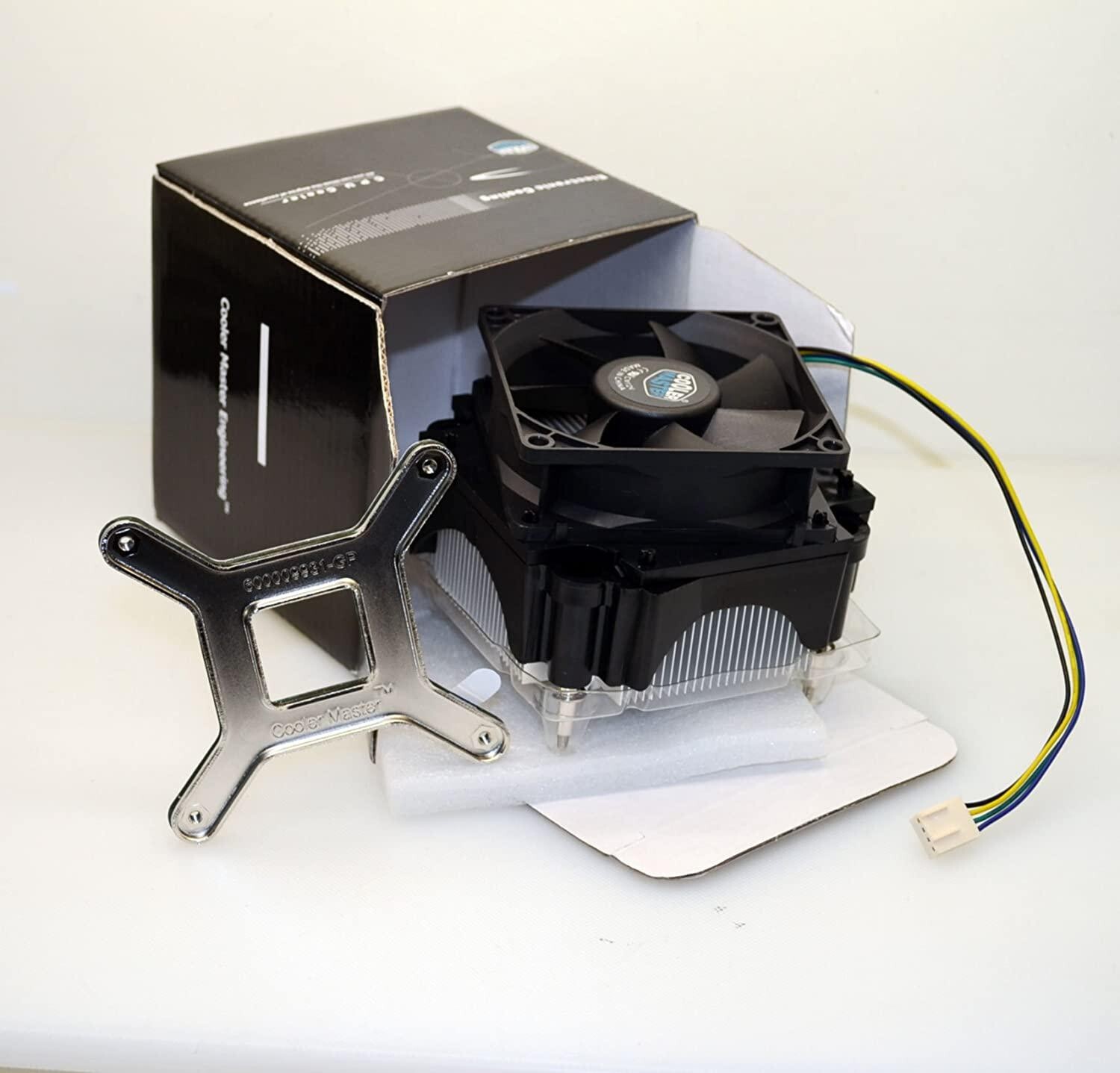 Cooler Master LGA775 CPU Cooling Fan for Socket 775 PWM Function Strong Heatsink