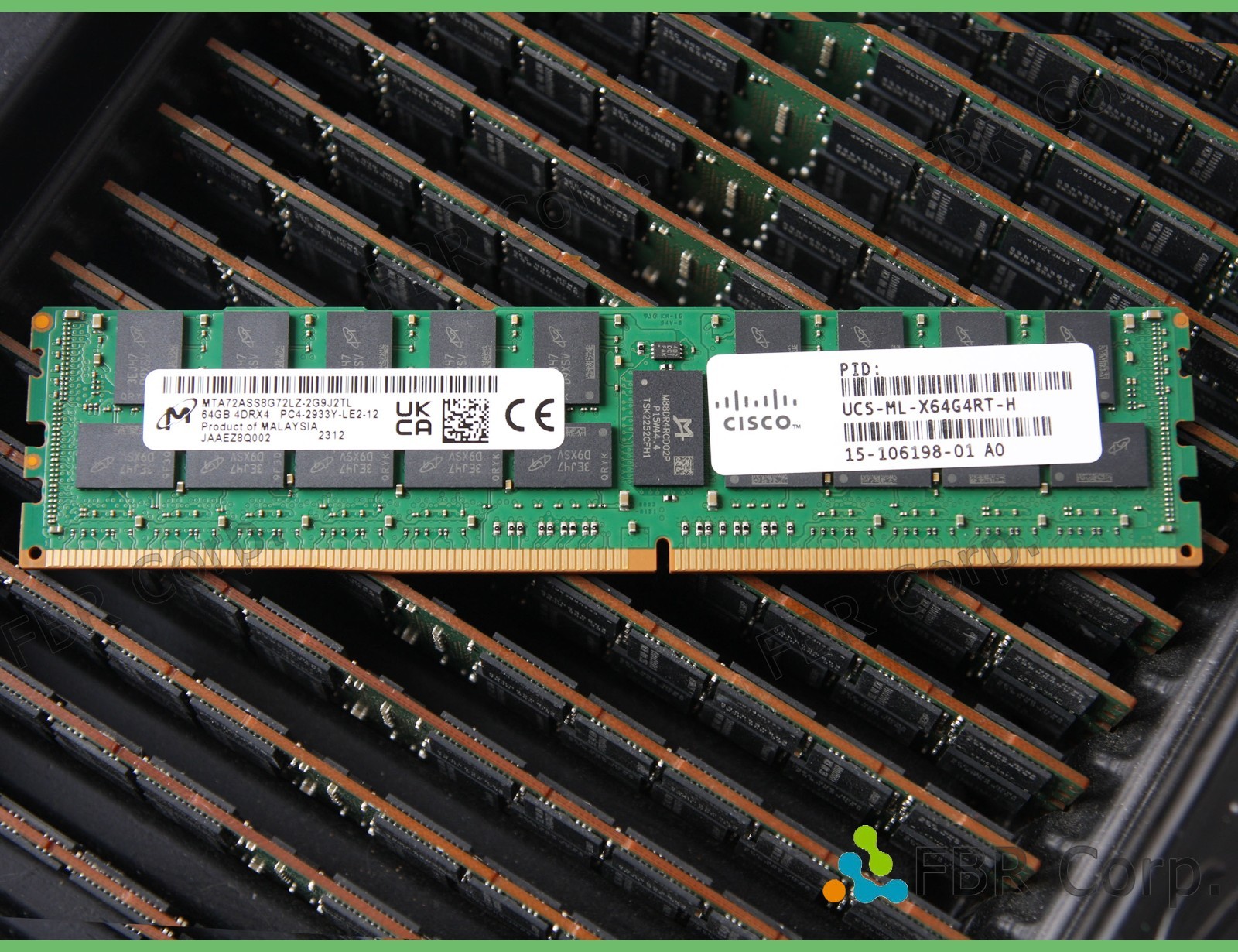 EXC+ Micron Cisco 64GB PC4-2933Y DDR4 4DRx4 Server RAM MTA72ASS8G72LZ-2G9 LOT