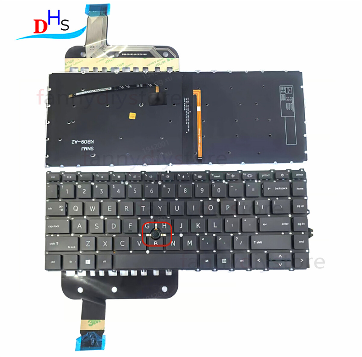 For HP EliteBook 840 G7 G8 745 G7 G8 Zbook Firefly 14 G7 G8 Backlit Keyboard USK