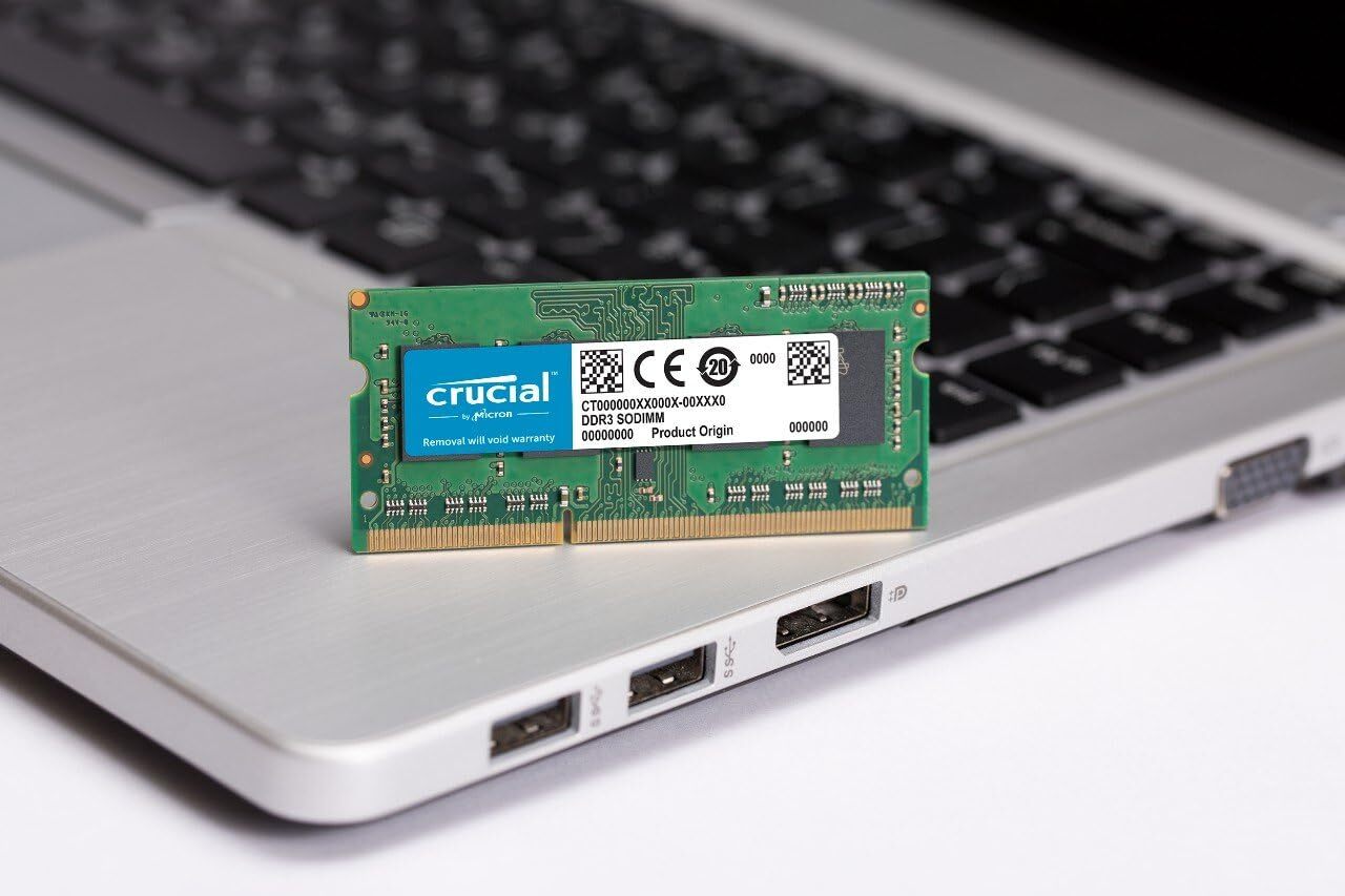Crucial DDR3L 16GB Kit 2x8GB 1600 MHz PC3L-12800 1.35V Laptop RAM Sodimm Memory