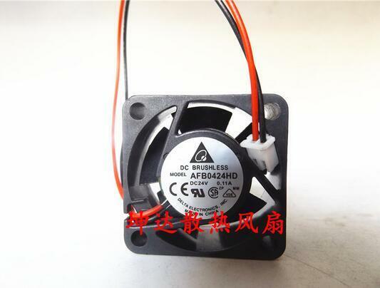 FOR Delta AFB0424HD 40*40*20mm 2wire 0.11A 24V 4CM