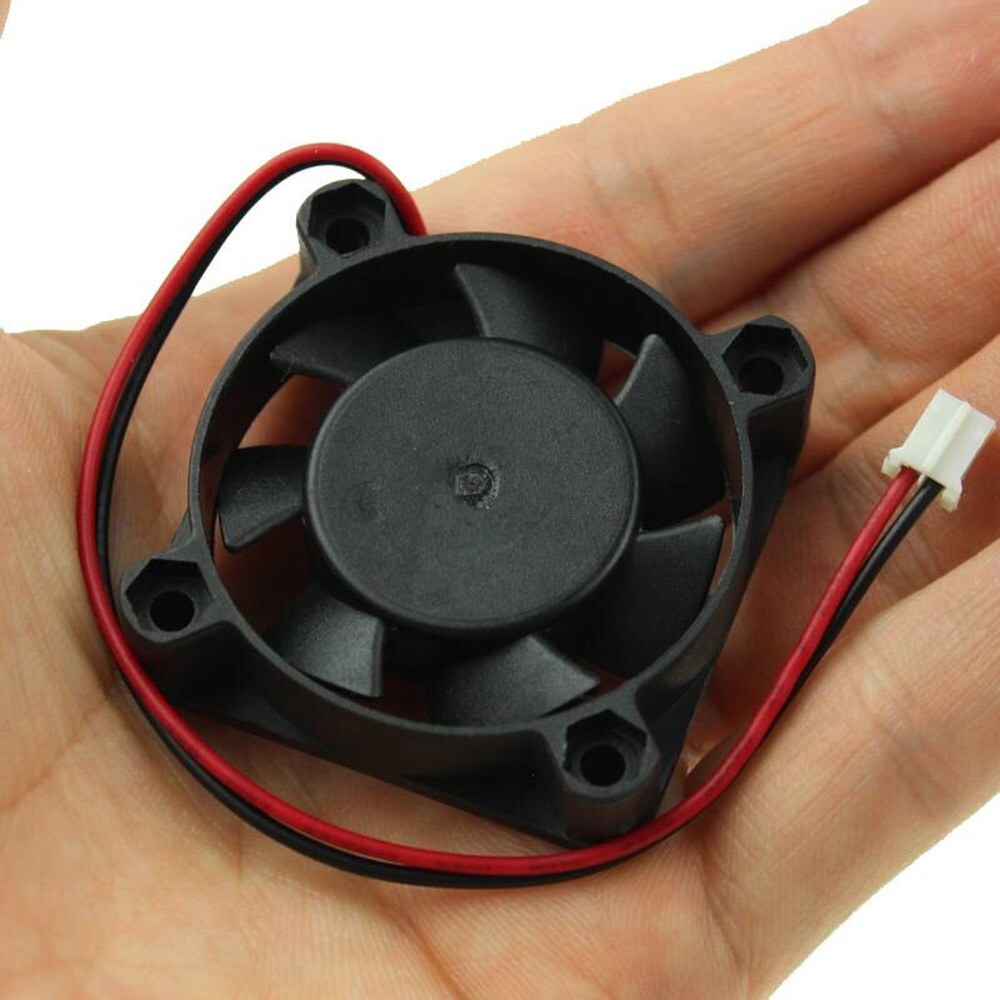 5V 40mm Cooling Computer Case Fan 40x40x10mm (1.6×1.6×0.4in) 2-Pin 2 Pcs 2X