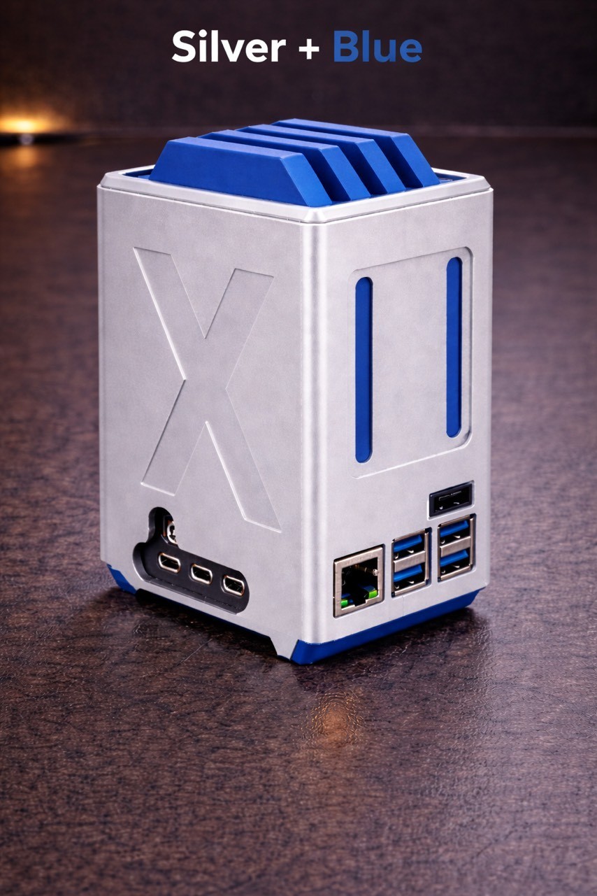 Raspberry pie 5 NAS enclosure case X