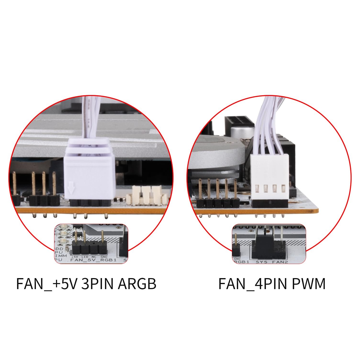 Thermalright TL-P9W-S CPU Fan, Computer Case ARGB Fan Quiet 4PIN PWM