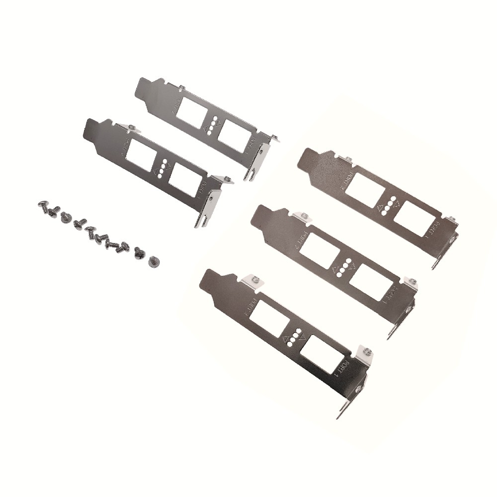 5pcs Short Bracket with Screws for Mellanox MNPH29C-XTR MNPH29D-XTR MCX312A-XCBT