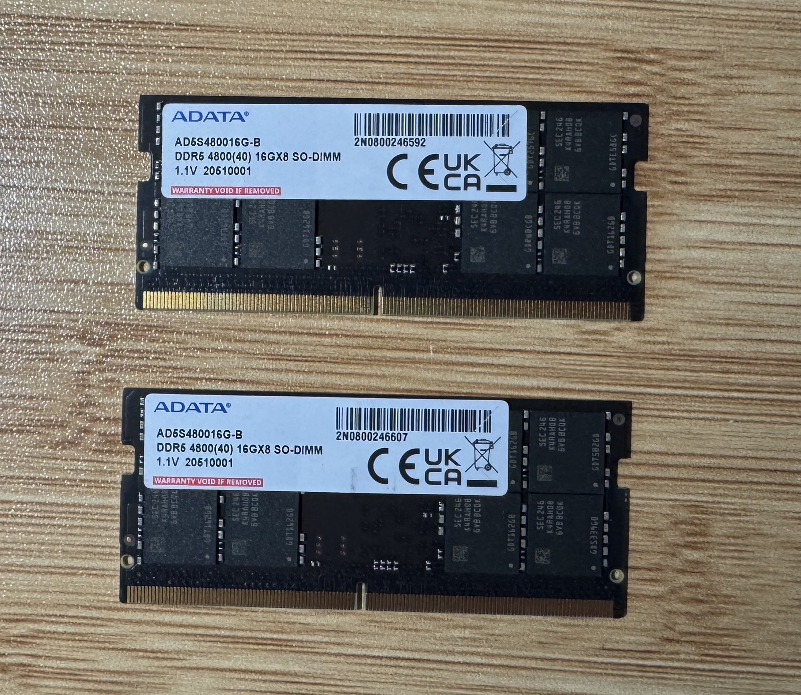 ADATA 32GB Kit (2x16GB) DDR5 4800MHz Laptop Mini PC RAM SO-DIMM