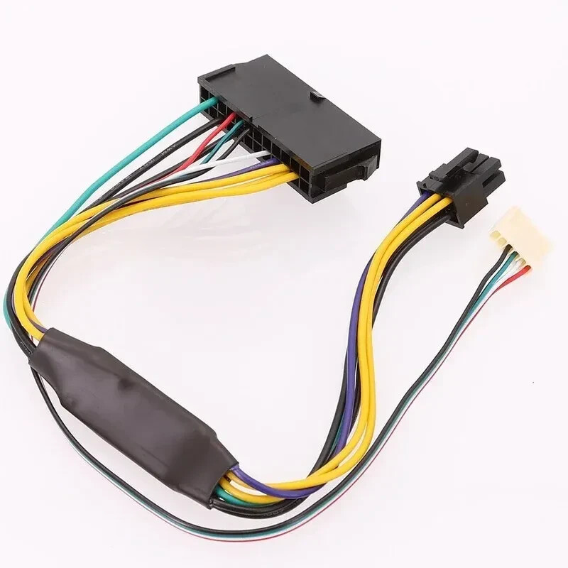 12″ ATX Main 24-Pin to 6-Pin PSU Power Adapter Cable 18AWG HP EliteDesk 800 G1