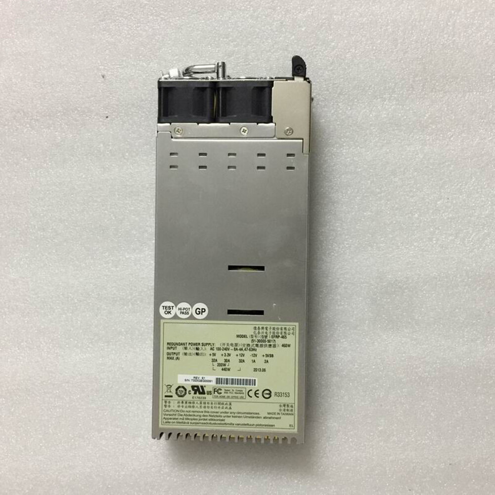 EFRP-465 460W Disk Array Card Storage Redundant Power Supply Used For ETASIS