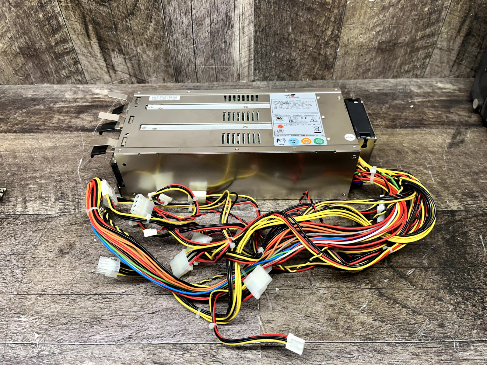 Zippy Emacs 3U 630W 2+1 Redundant PFC EPS12V Unit Only *TESTED WORKING*