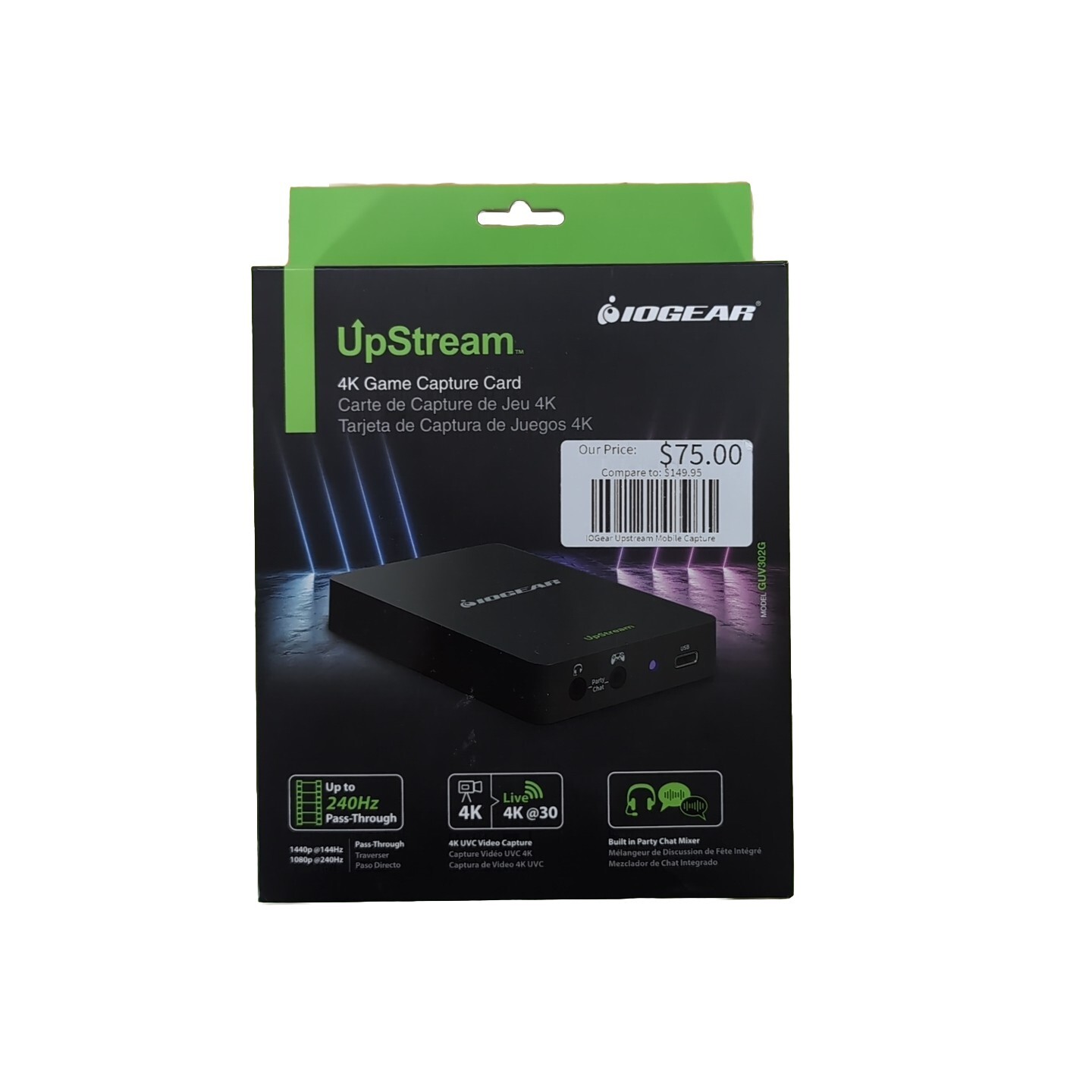 IOGEAR UpStream 4K Game Capture Card – Brand New