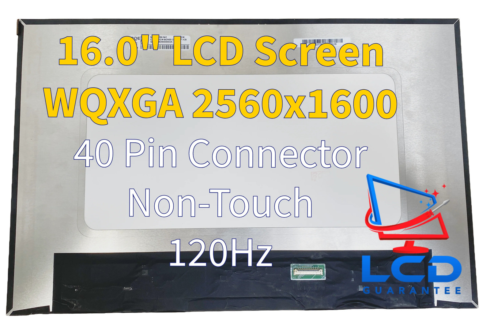 CSOT MNG007DA1-P 16″ WQXGA 120Hz Non Touch Laptop LCD Screen