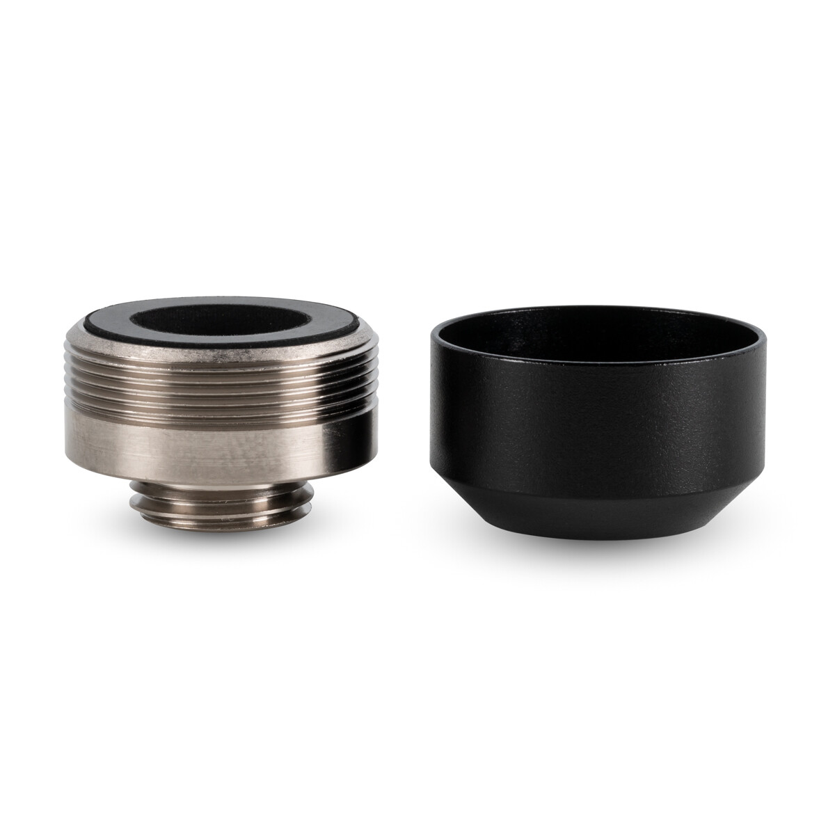 Optimus Hardline Fitting – 1/2″, Satin Black, 2-pack