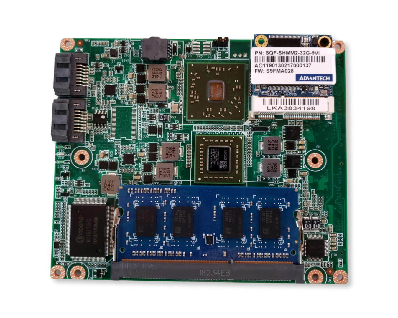 Advantech SOM-4466 AMD G-series ETX CPU Module w/ 2GB DDR3-1600 & 32GB mSATA