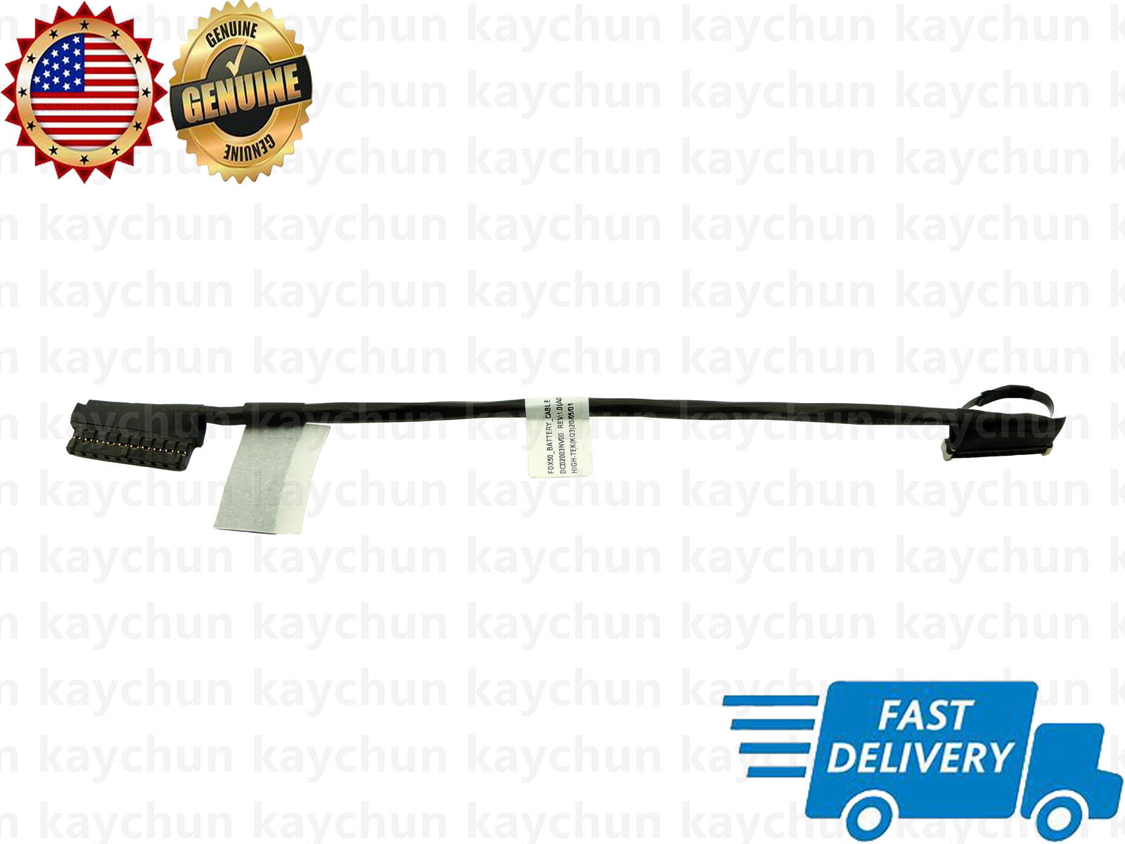 Original For Dell Precision 17 7750 Battery Cable connector with wire
