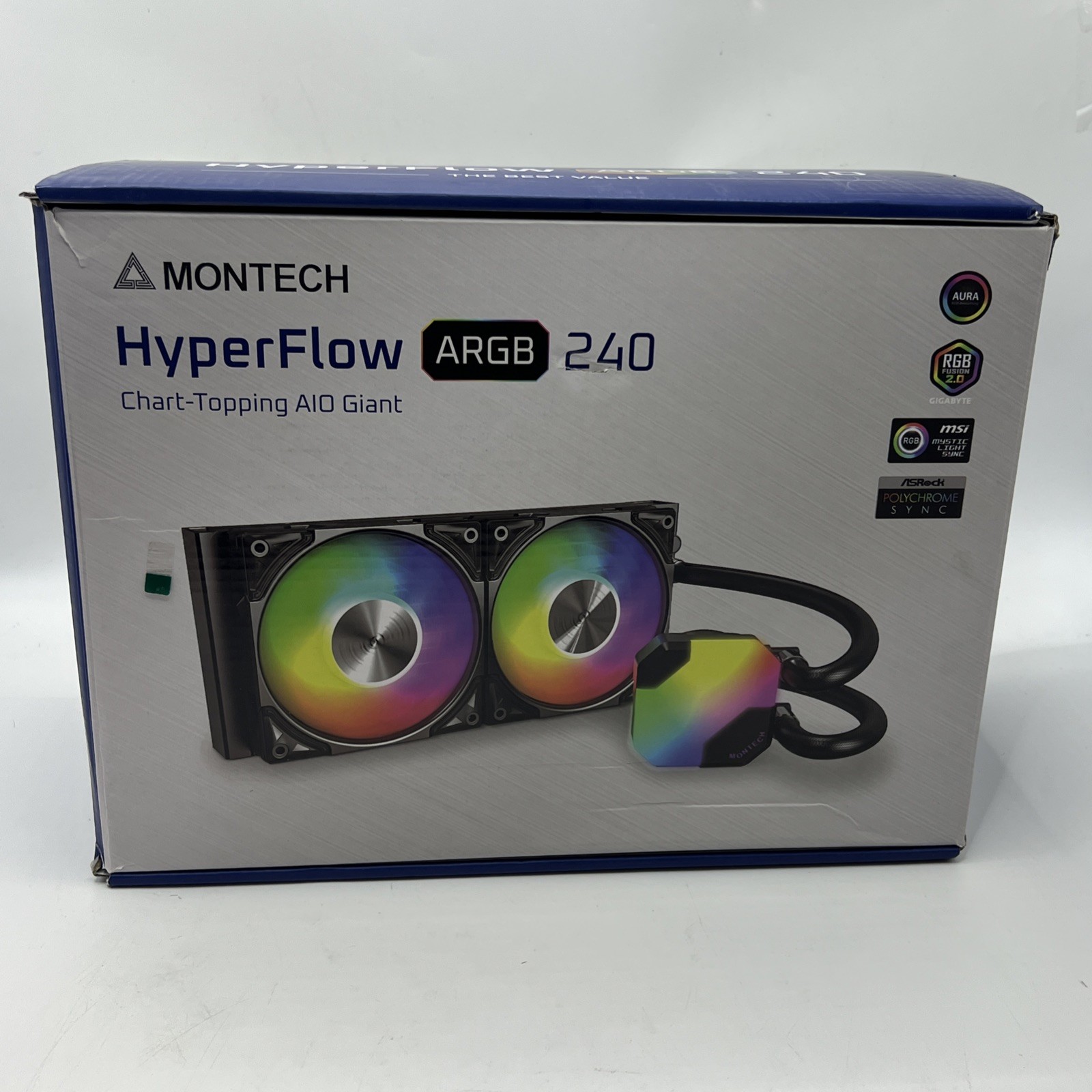 MONTECH HyperFlow ARGB 240 – AIO CPU Liquid Cooler – Used