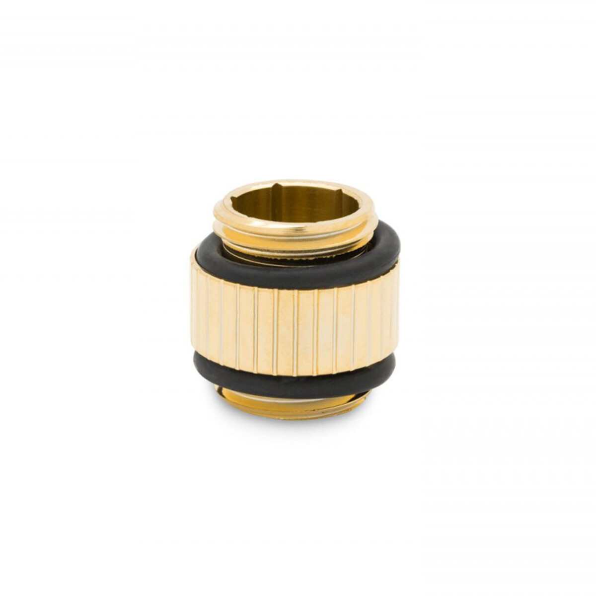EKWB EK-Quantum Torque Micro Male to Male Extender Fitting, 7mm, Gold