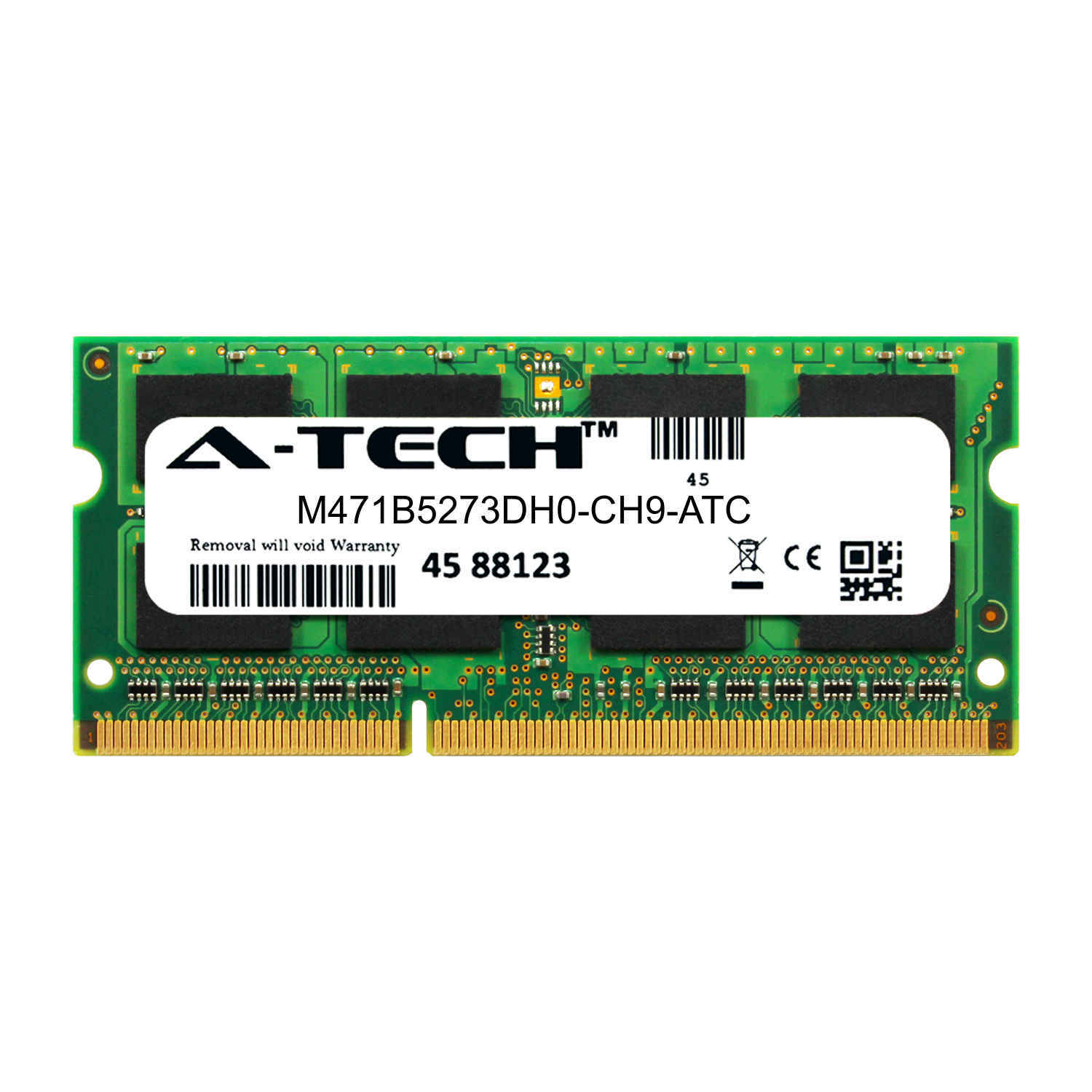 4GB DDR3 PC3-10600 SODIMM (Samsung M471B5273DH0-CH9 Equivalent) Memory RAM