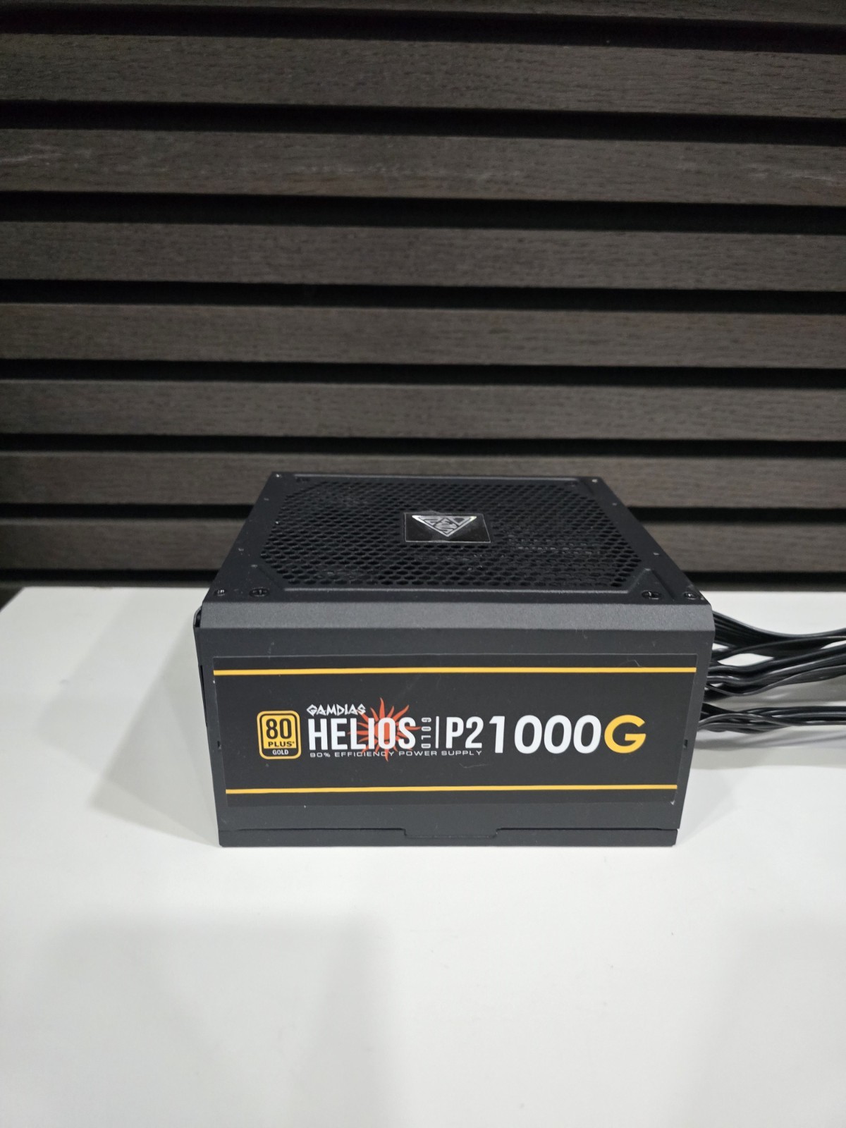 GAMDIAS HELIOS P2-1000G 1000W 80+ Gold Fully Modular Power Supply Tested