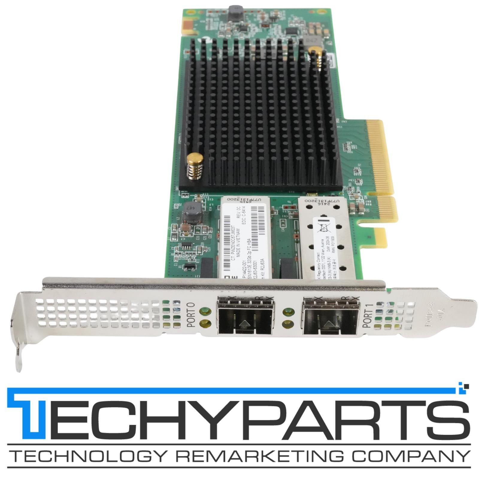 HPE P14422-001 StoreFabric SN1610E 32Gb 2-Port PCIe FC HBA R2J63-63001 R2J63A
