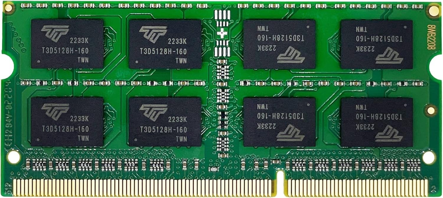 Laptop Memory Upgrade 8GB 1600MHz, Non-ECC SODIMM RAM for Notebooks