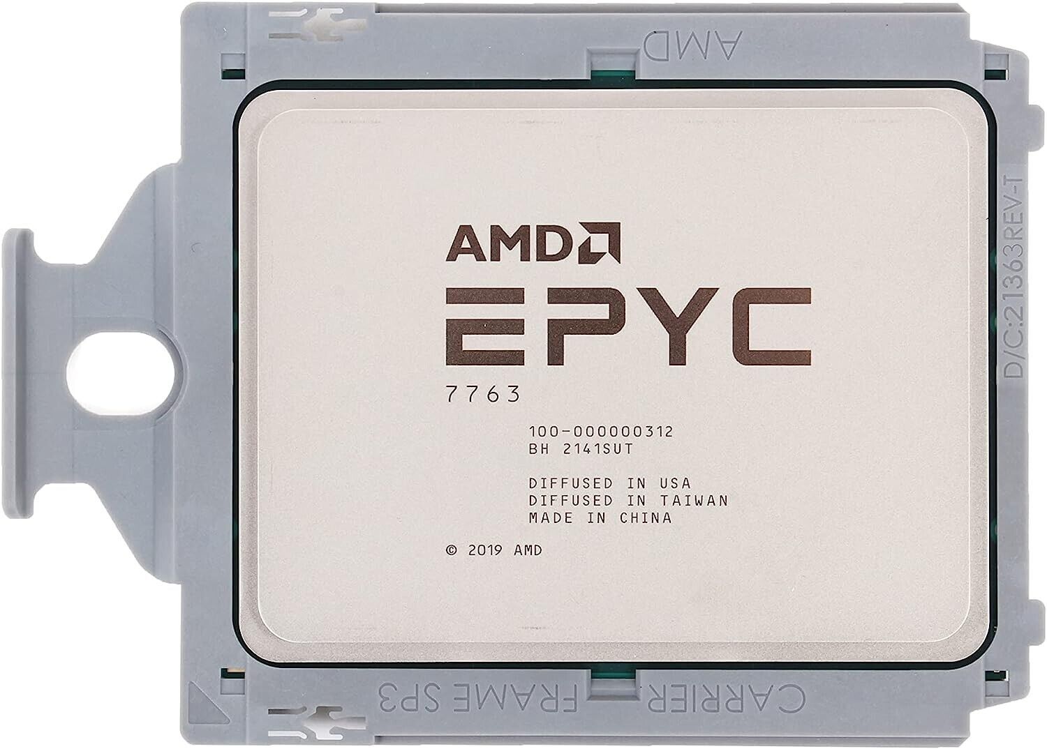 AMD EPYC 7763 64 core 128 threads 2.45GHz 280W 2.45GHz 256MB