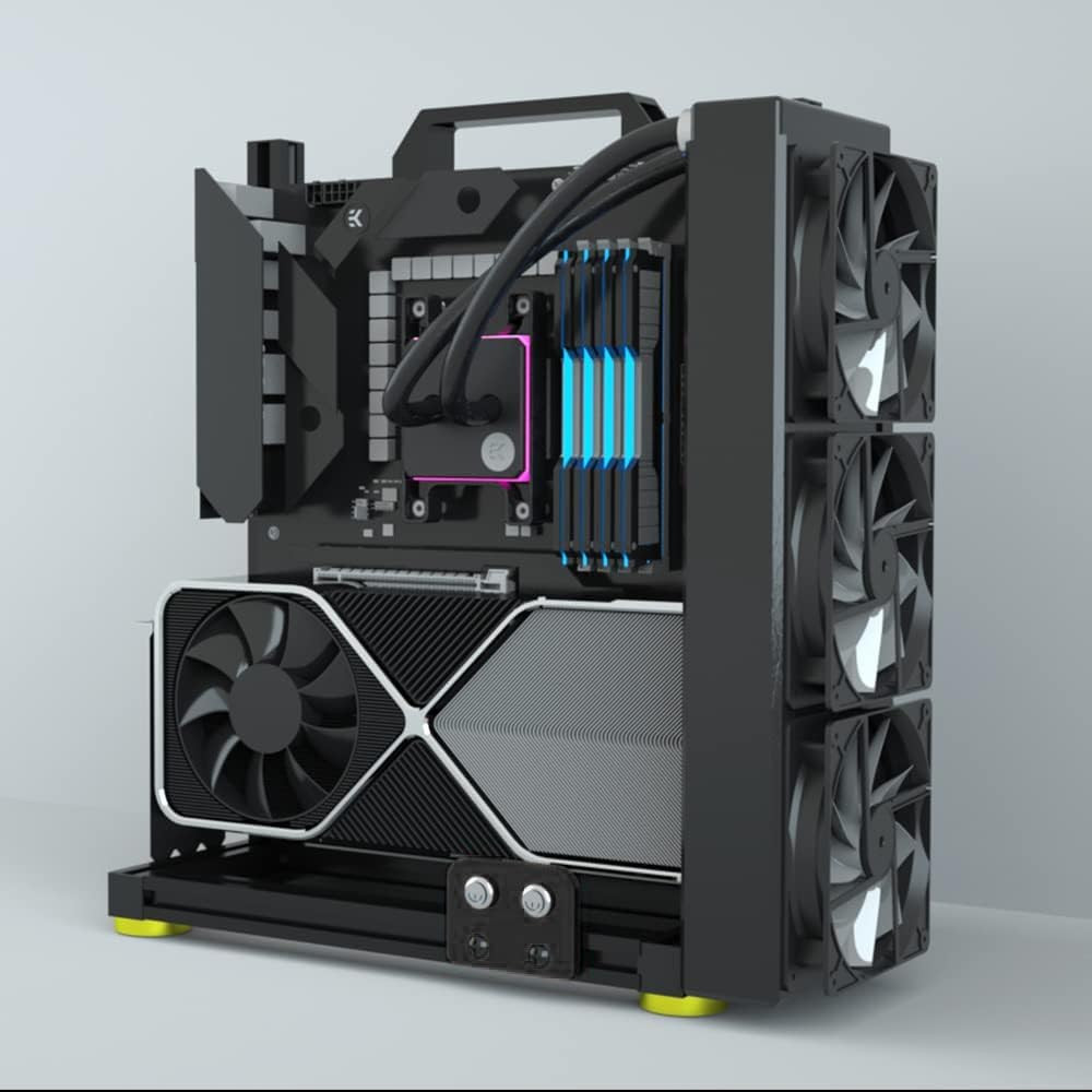 PC Creative Assembly Frame Test Bench，Open Air Frame Case, DIY Computer Motherbo